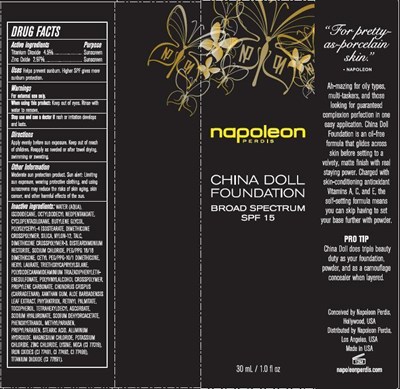 China Doll Foundation Broad Spectrum Spf 15 (China Doll Aw1)